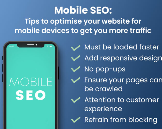 Mobile SEO: Tips to optimise your website for mobile devices to get you more traffic